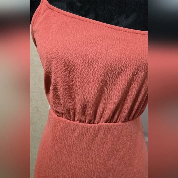 One Shoulder Sleeveless Midi Dress #350 - Picture 8 of 9